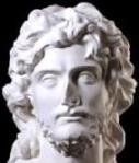 Vize'de bulunan ve Atina Müzesi'ne kaçırılan Trak Kral Rhometalkes'in büstü...